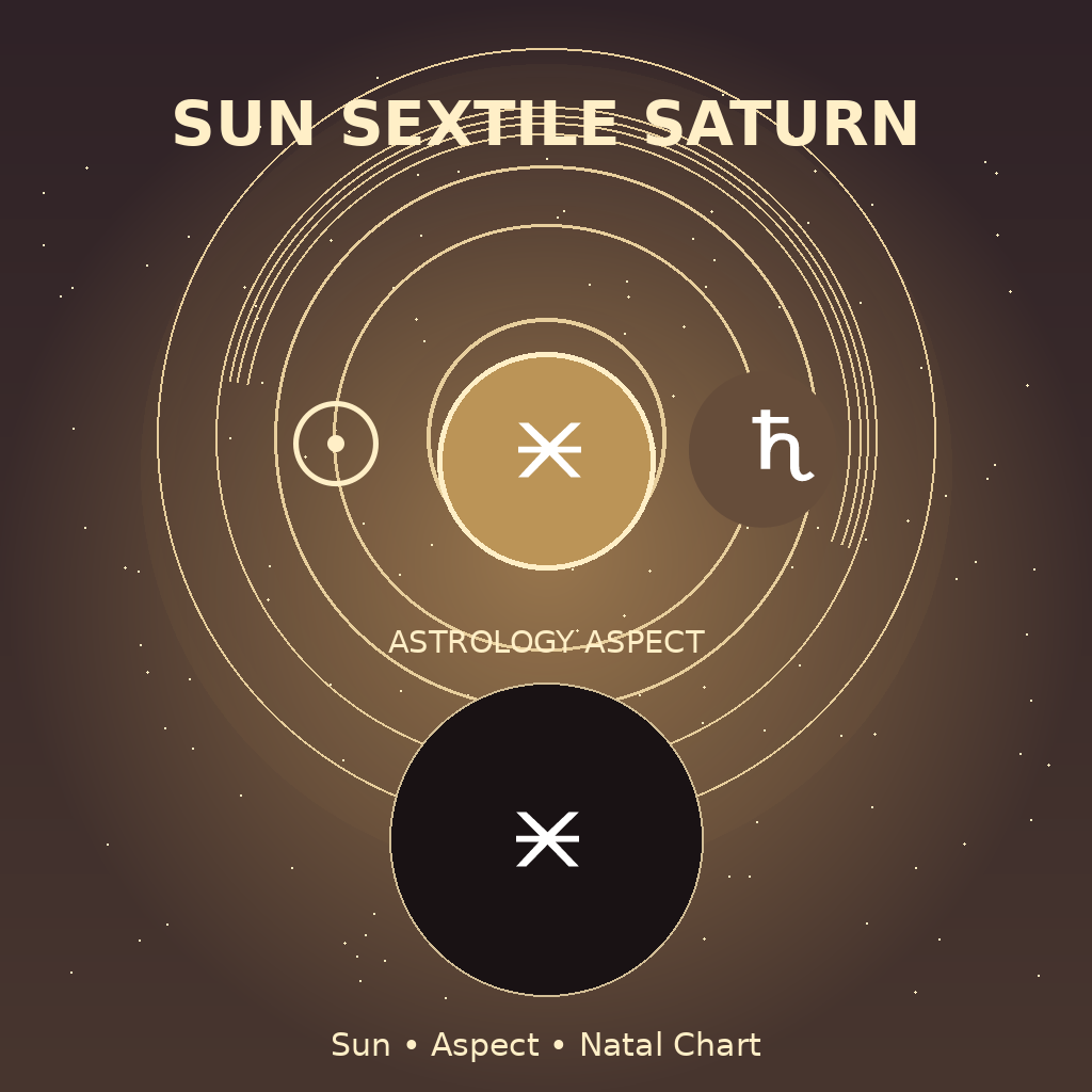Sun Sextile Saturn