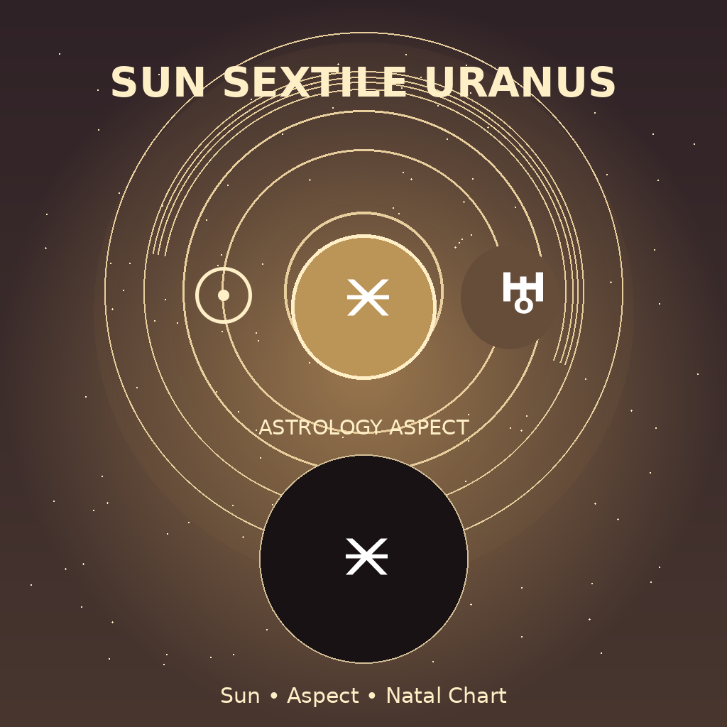 Sun Sextile Uranus