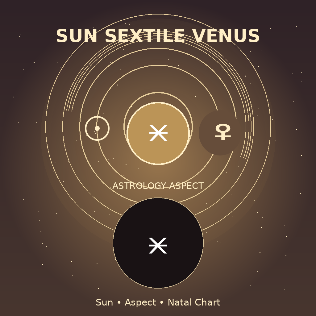 Sun Sextile Venus