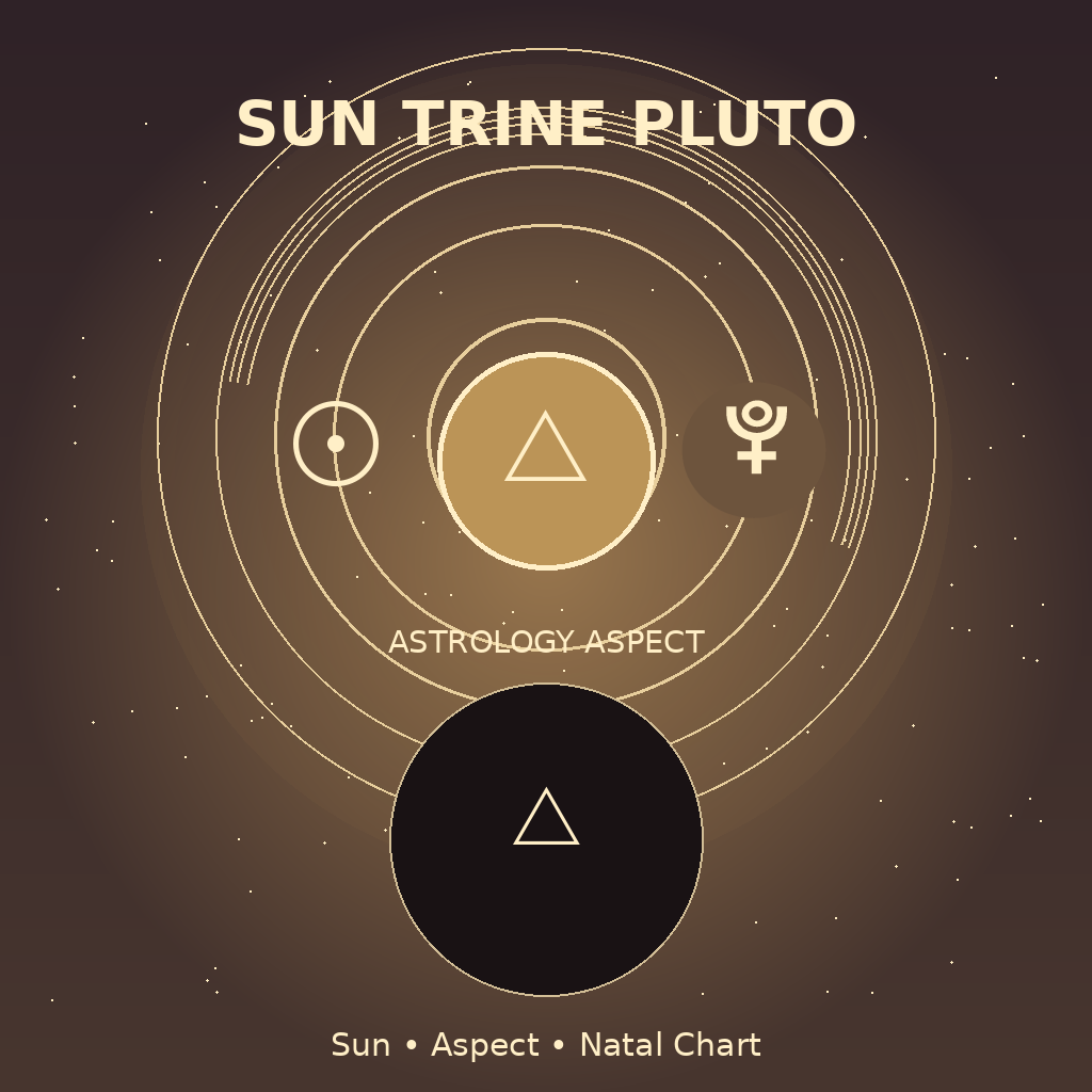 Sun Trine Pluto