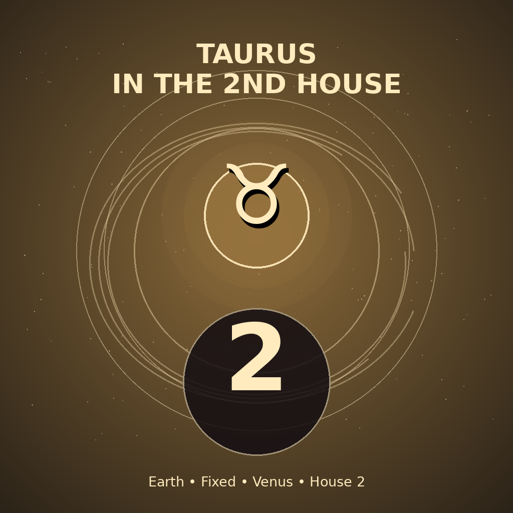 Taurus in the 2nd House