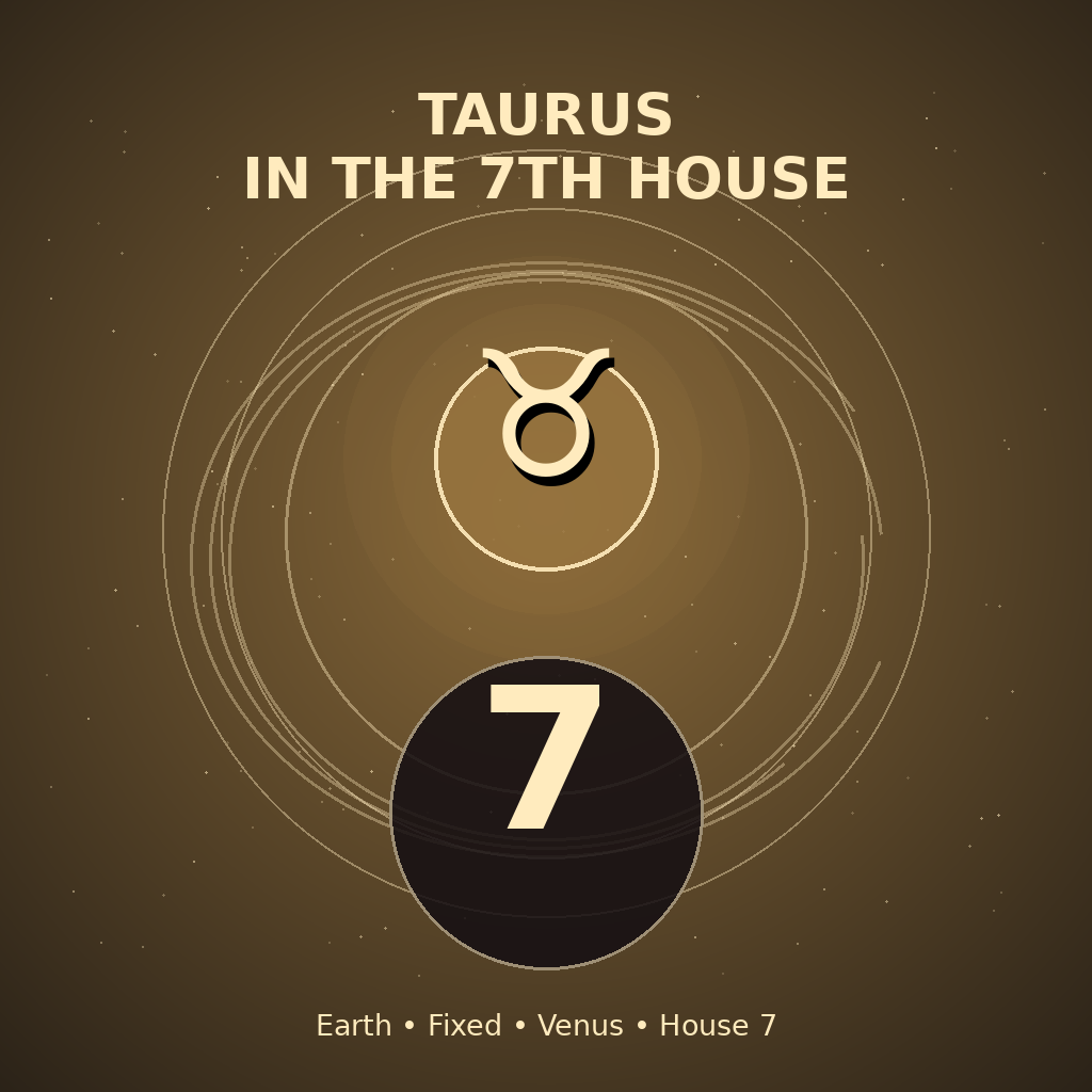 Taurus in the 7th House