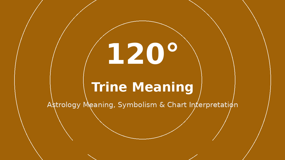 Trine aspect astrology meaning