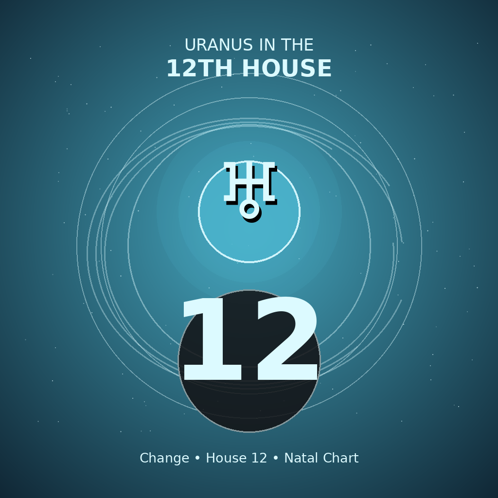 Uranus in the 12th House