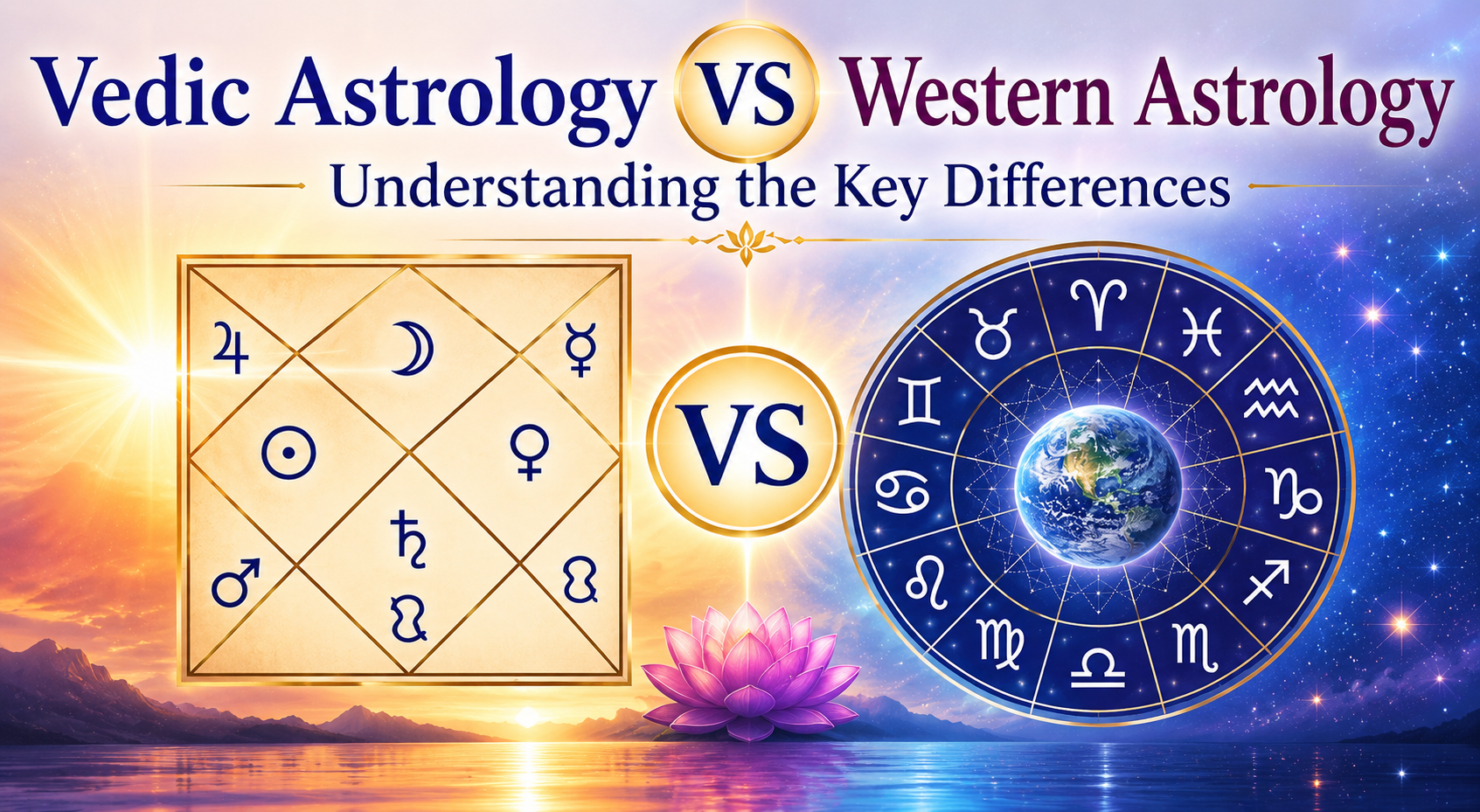 Vedic Astrology vs Western Astrology