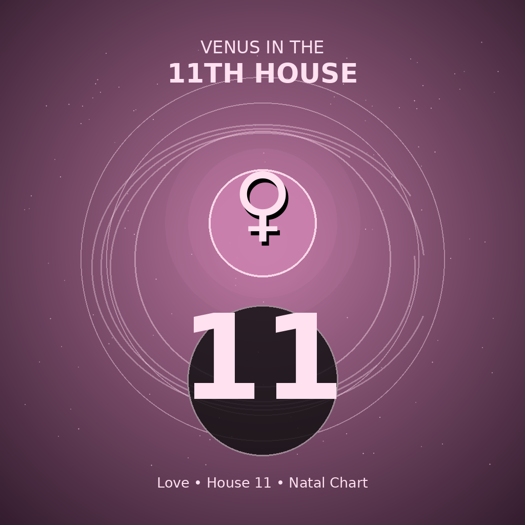 Venus in the 11th House