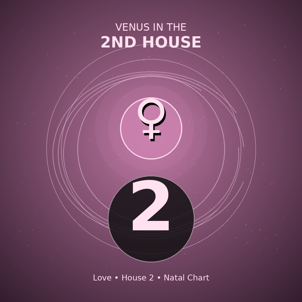 Venus in the 2nd House