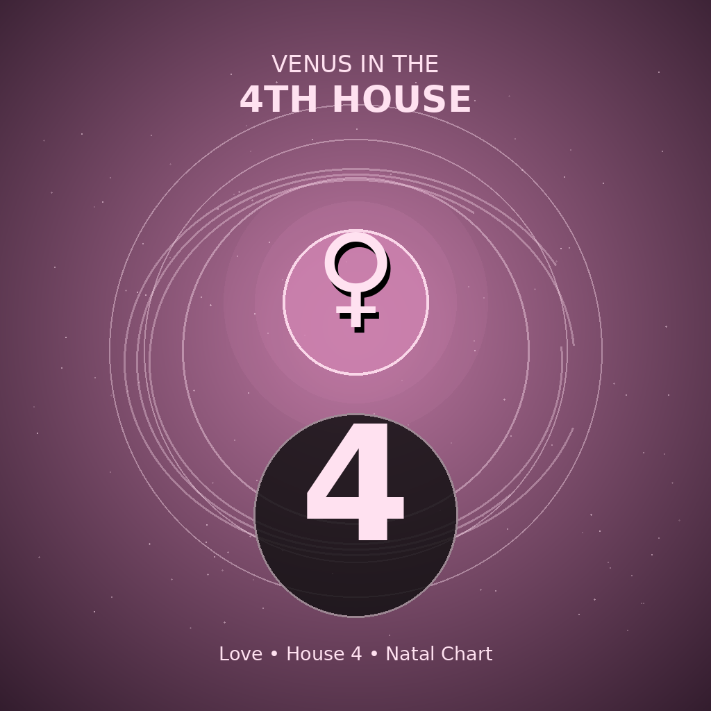 Venus in the 4th House