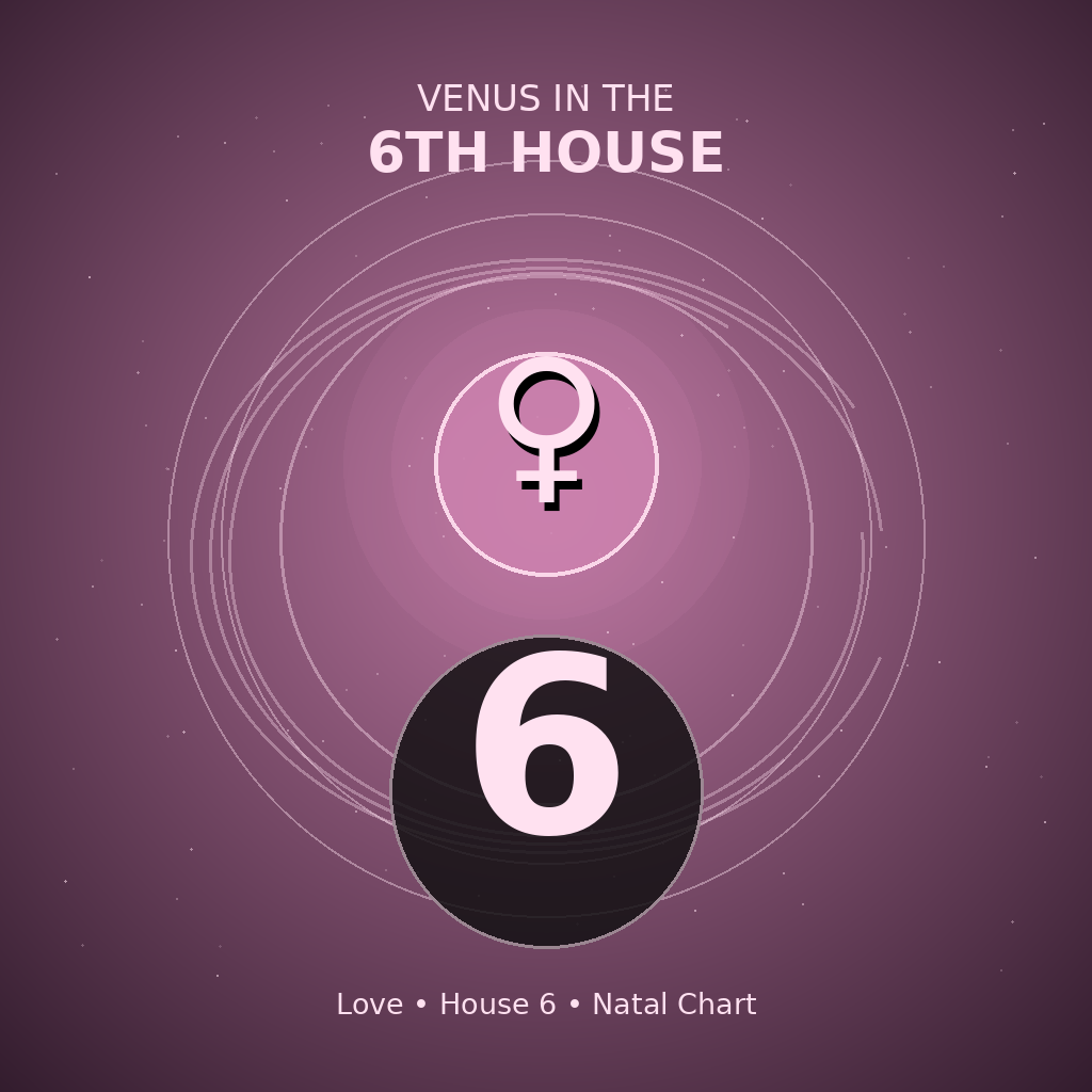 Venus in the 6th House