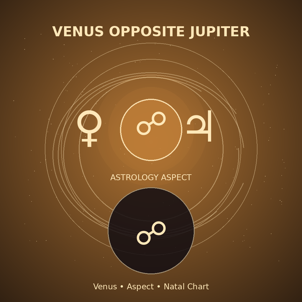 Venus Opposite Jupiter