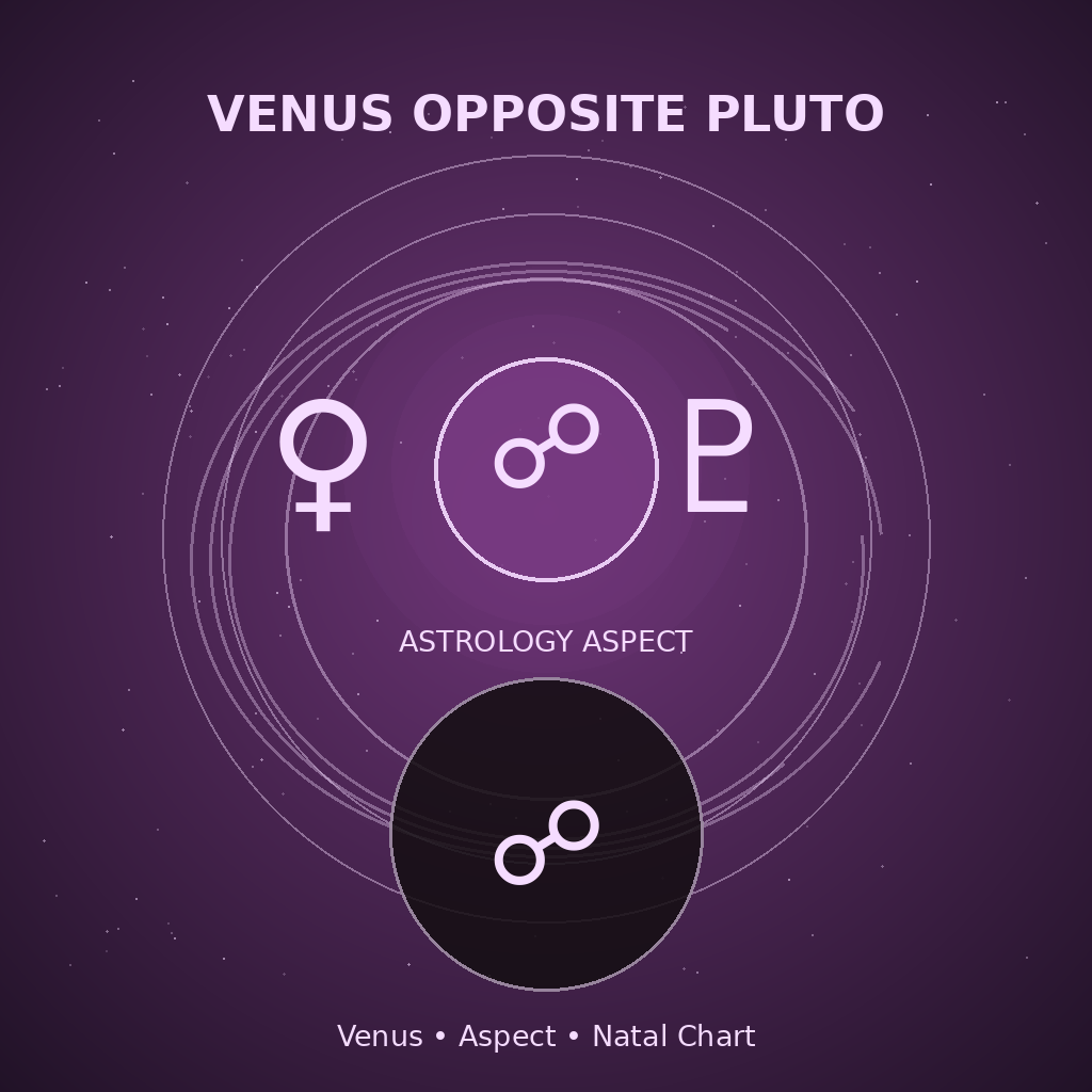 Venus Opposite Pluto