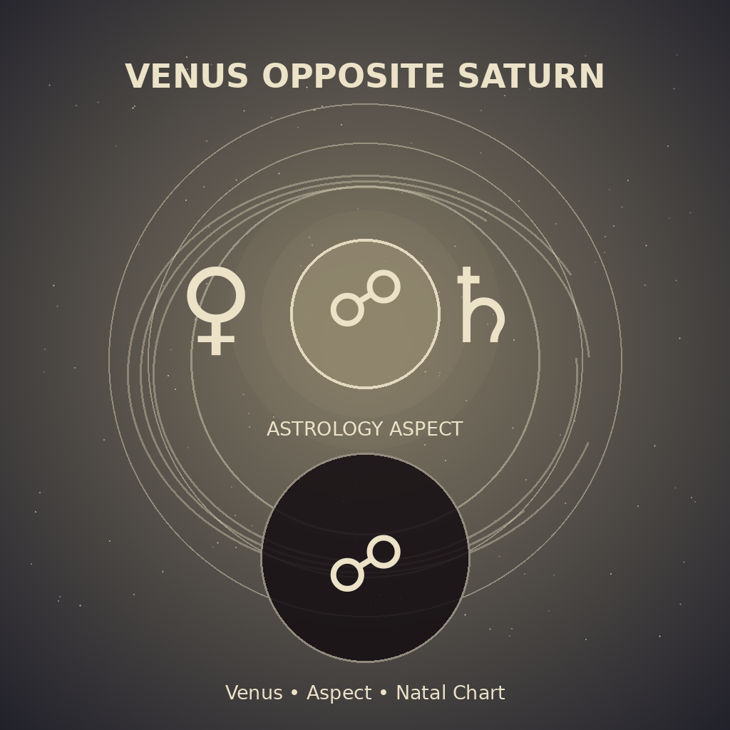 Venus Opposite Saturn