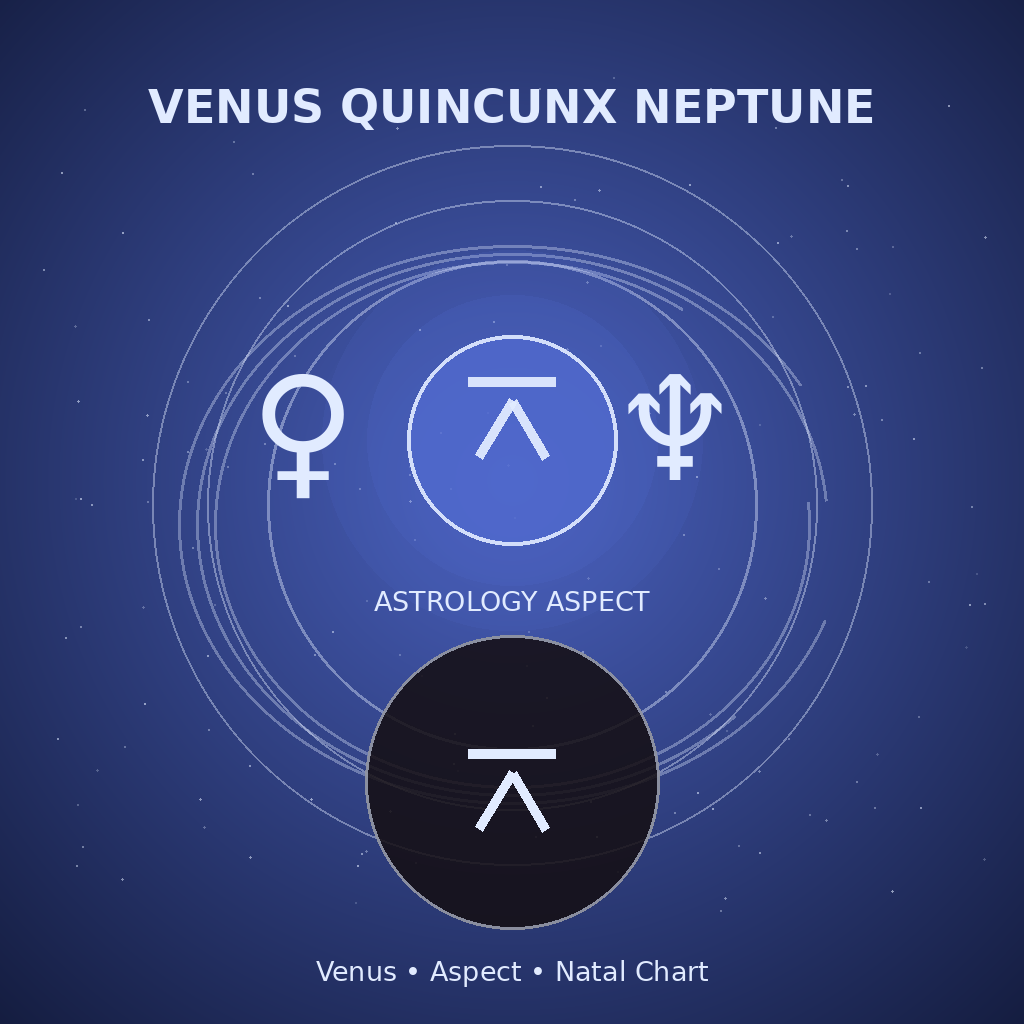 Venus Quincunx Neptune