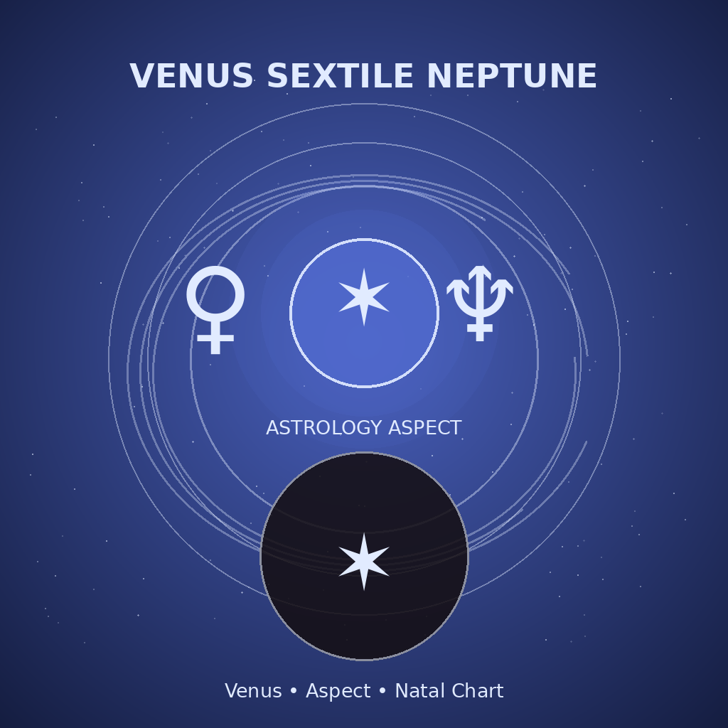 Venus Sextile Neptune