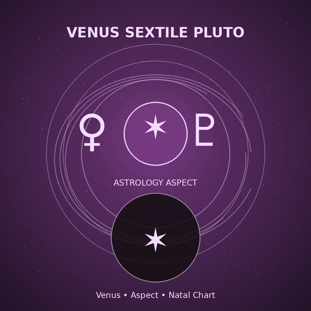 Venus Sextile Pluto