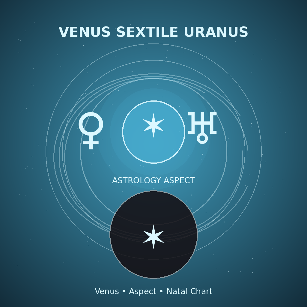 Venus Sextile Uranus