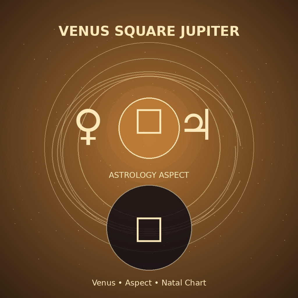 Venus Square Jupiter