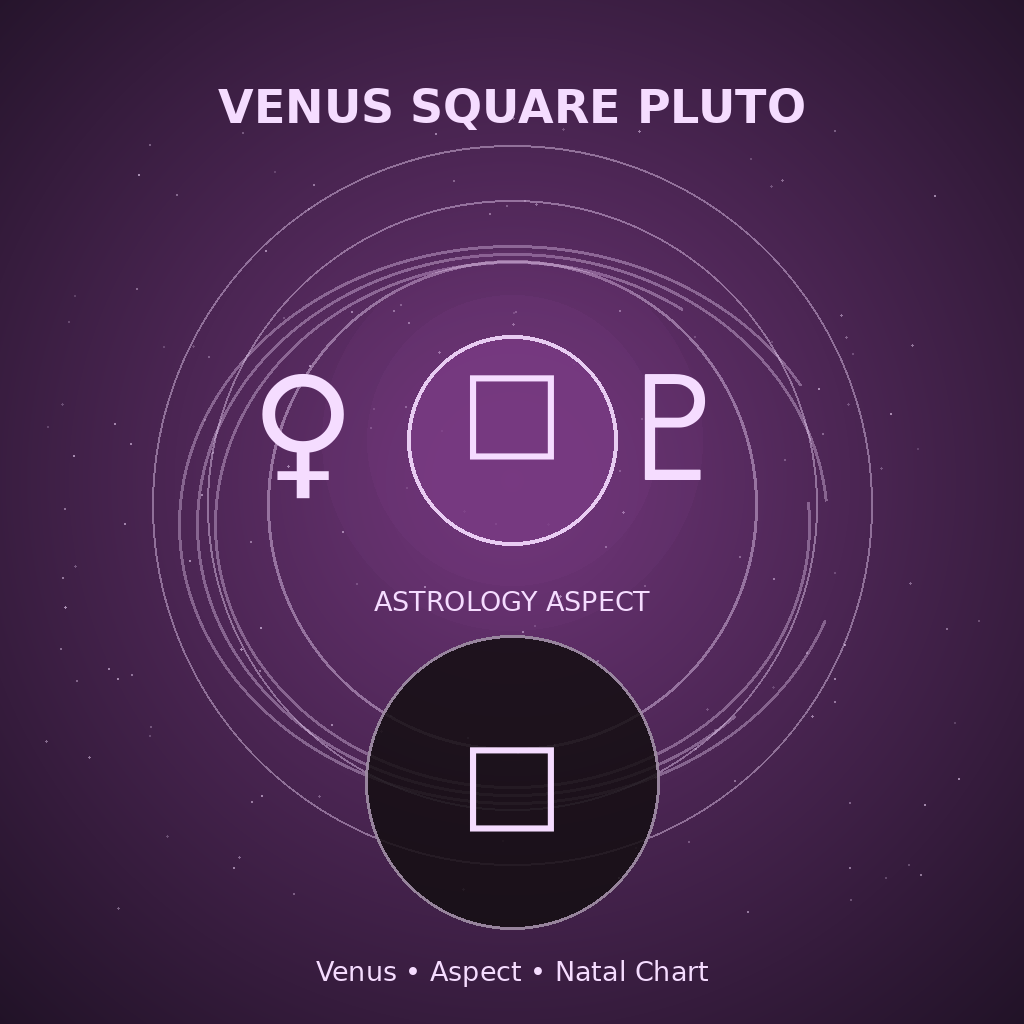 Venus Square Pluto