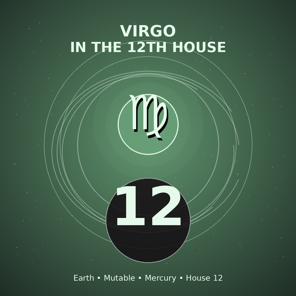 Virgo in the 12th House