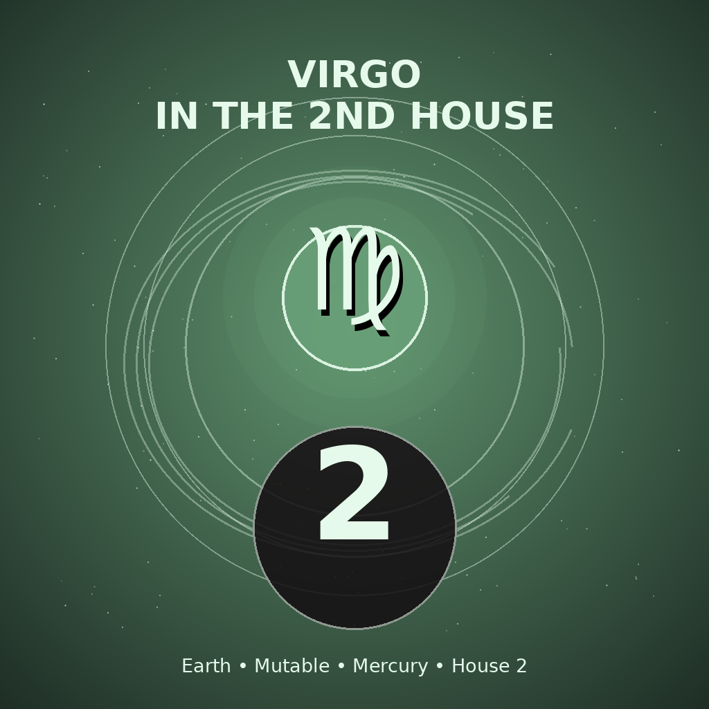 Virgo in the 2nd House