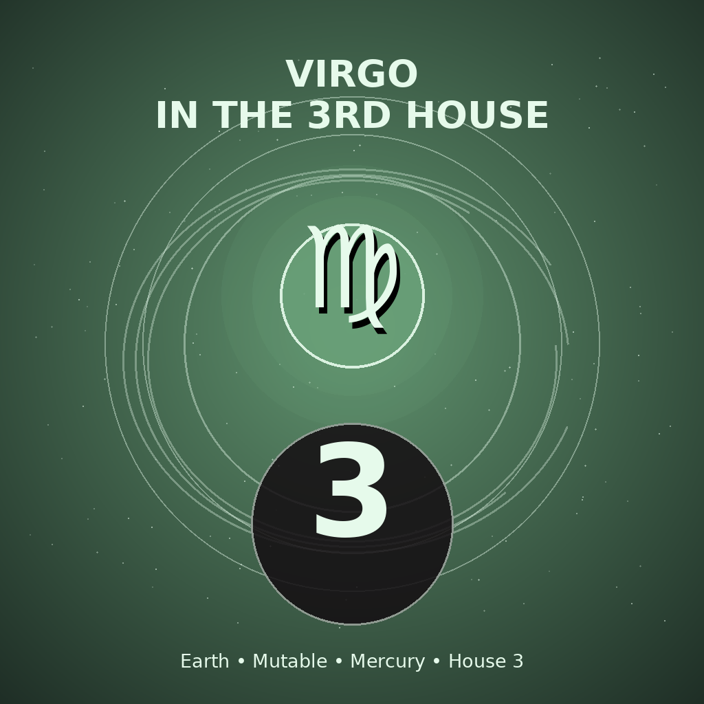 Virgo in the 3rd House