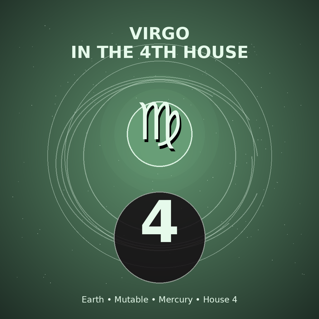 Virgo in the 4th House