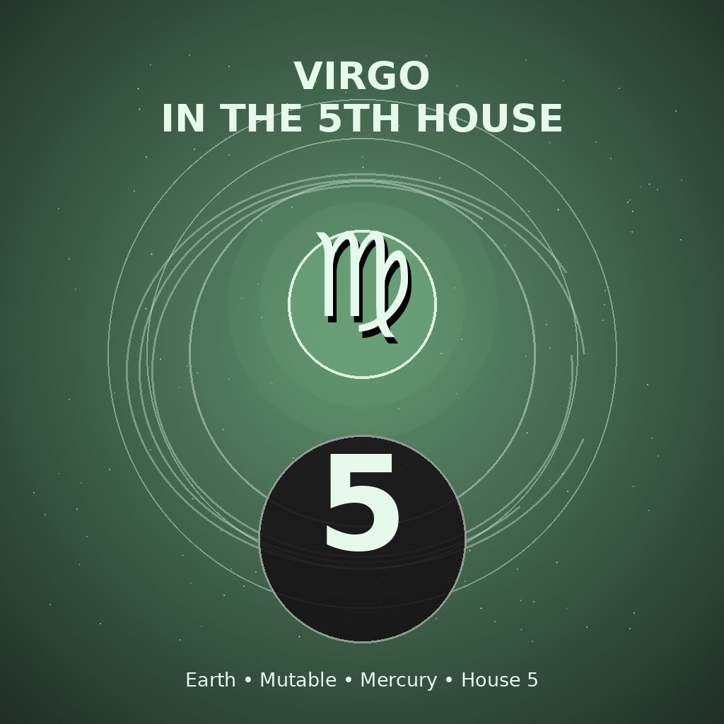 Virgo in the 5th House