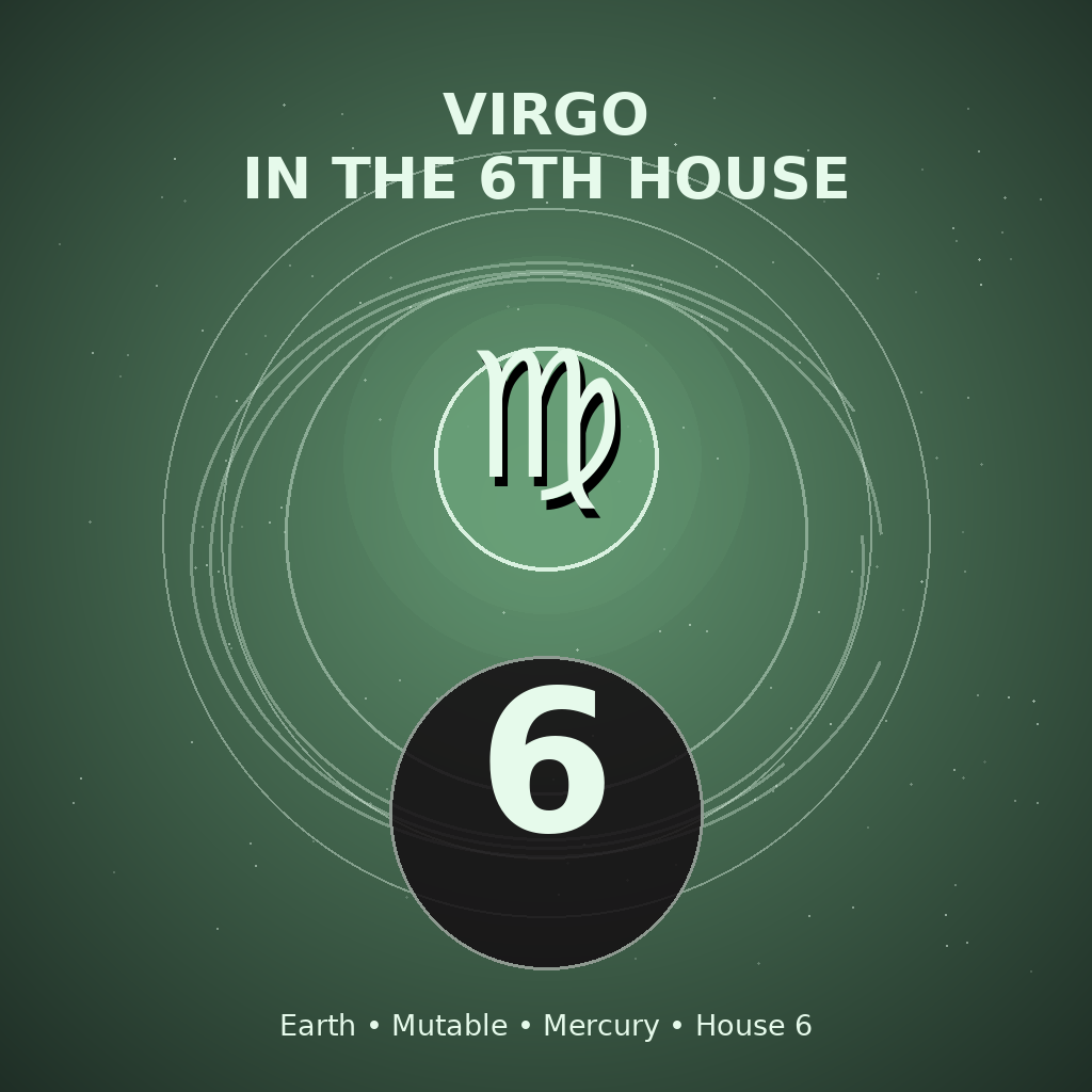Virgo in the 6th House